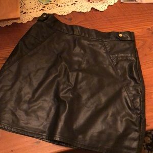 Faux Leather mini Skirt